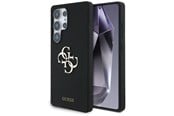 Mobile - Covers & Cases - GUESS Silicone Big 4G Logo Bottom Script case for Samsung Galaxy S25 Ultra - black - 3666339449377