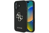 Mobile - Covers & Cases - GUESS Grained Big 4G Logo Small Classic Logo case for iPhone 16 - black - 3666339424527