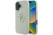 Mobile - Covers & Cases - GUESS Grained Big 4G Logo Small Classic Logo case for iPhone 16 - green - 3666339424978