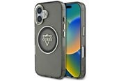 Mobile - Covers & Cases - GUESS IML Metal Mountain Logo MagSafe case for iPhone 16 - black - 3666339433666