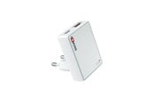 Mobile - Adapters & Chargers - SKross Slim EUROPE 30W GaN Charger USB-A USB-C - 90° EU Plug - 21701-EU