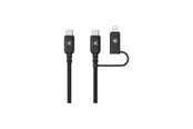 USB-kabel - SKross Link Pro Cable 2in1 USB-C to Lightning 100W 100cm - 21410