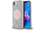 Mobile - Covers & Cases - GUESS 4G Circle Classic Logo MagSafe case for iPhone 16e - pink - 3666339454067