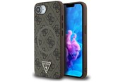 Mobile - Covers & Cases - GUESS 4G Ring Triangle Logo MagSafe iPhone 16e Case - Brown - 3666339453428