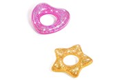 Vattenlek - Bestway Bath ring w/glitter 91cm 2-assorted - 36141