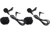 Mikrofoner - Hollyland Omnidirectional Lavalier Microphone for Lark Max 2 (Black 2-Pack) - HL OMNI BLACK 2-PACK
