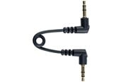 Mikrofoner - Hollyland 3.5mm TRS to 3.5mm TRS Cable (2.8-inch) for Lark Max 2 - HL-TRS03