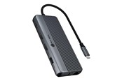 Dockning - ICY BOX IB-DK4062-CPD - docking station - USB-C 3.2 Gen 1 - 2 x HDMI VGA - 1GbE - IB-DK4062-CPD