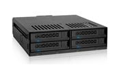 Hårddisk, tillbehör - Icy dock - storage enclosure - SATA 6Gb/s / SAS 12Gb/s - SAS 12Gb/s SATA 6Gb/s - MB324SP-1B