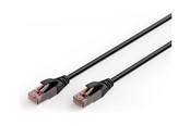 Nätverkskabel - DIGITUS patch cable - 5 m - black - Svart - DK-1617-050-OD-10