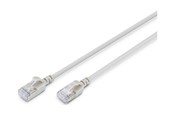 Nätverkskabel - DIGITUS patch cable - 2 m - grey - Grå - DK-1632-A-020S-10