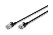 Nätverkskabel - DIGITUS patch cable - 5 m - black - Svart - DK-1632-A-050S-BL-10