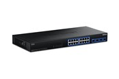 Switch - TRENDnet TEG-S50204 - Version V1.xR - switch - 20 ports - unmanaged - rack-mountable - TAA Compliant - TEG-S50204