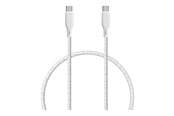USB-kabel - ESSENTIALS by UPSTRÖM 100W USB-C to USB-C Cable 1.2m - White - CC120-100W-E