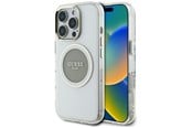 Mobile - Covers & Cases - GUESS IML Metal Colored Circle Classic Logo MagSafe case for iPhone 16 Pro Max - gray - 3666339428754