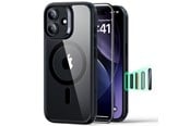 Mobile - Covers & Cases - ESR Classic Hybrid MagSafe + Tempered Glass Set for iPhone 17 - Clear Black - 4894240288580