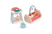 Rollek - Ecoiffier Bed + baby chair + doll - 1833