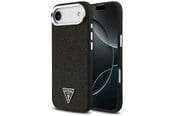 Mobile - Covers & Cases - GUESS Glitter Triangle Logo MagSafe Case for iPhone Air - Black - 3666339516802