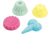 Utomhuslek - Ecoiffier Spade with 4 sand molds - 234