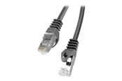 Nätverkskabel - Lanberg patch cable - 2 m - black RAL 9004 - Svart - PCF6-10CC-0200-BK