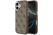 Mobile - Covers & Cases - GUESS 4G Classic Logo MagSafe case for iPhone 17 - brown - 3666339518875