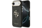 Mobile - Covers & Cases - GUESS 4G Big 4G Classic Logo Case for iPhone Air - Black and Gold - 3666339521608