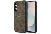 Mobile - Covers & Cases - GUESS 4G Ring Classic Logo MagSafe case for Samsung Galaxy S25 FE - brown - 3666339572167