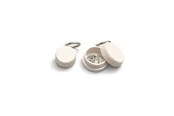 Decoration - Simiu - RINGCHAIN – Miniask med nyckelring - 2 st. - Elfenben - 5714255019711