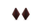 Decoration - Simiu - Julhänge - 6 cm - Diamant - Bordeauxröd - 2-pack - 5714255019025