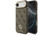 Mobile - Covers & Cases - GUESS 4G Strass Logo MagSafe Case for iPhone Air - Brown - 3666339529277