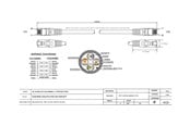 Nätverkskabel - Vision network cable - 1 m - black - Svart - TC 1MCAT6A/BL