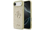 Mobile - Covers & Cases - GUESS Fixed Glitter Big 4G case for iPhone Air - gold - 3666339492182
