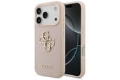 Mobile - Covers & Cases - GUESS Grained Big 4G & Classic Logo iPhone 17 Pro Case - Pink - 3666339524937