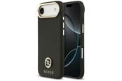 Mobile - Covers & Cases - GUESS Grained Strass Logo MagSafe case for iPhone Air - black - 3666339529758