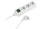 Switch-enheter - Vivanco 3-Power socket grounded with on/off switch 1.4m - 4008928270143