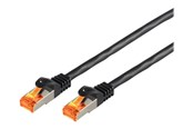 Nätverkskabel - SCONN S-Impuls patch cable - 50 m - black - Svart - 50m - 08-26505