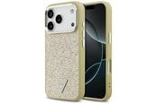 Mobile - Covers & Cases - GUESS Glitter Triangle Logo MagSafe Case for iPhone 17 Pro - Gold - 3666339557447