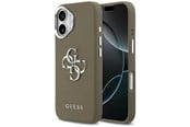 Mobile - Covers & Cases - GUESS Grained Big 4G Classic Logo iPhone 17 Case - Brown - 3666339518233