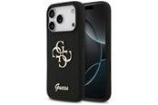 Mobile - Covers & Cases - GUESS Silicone Big 4G Script Case for iPhone 17 Pro - Black - 3666339522254