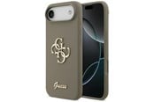 Mobile - Covers & Cases - GUESS Silicone Big 4G Script Case for iPhone Air - Brown - 3666339522407