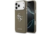Mobile - Covers & Cases - GUESS Grained Big 4G Classic Logo Case for iPhone 17 Pro Max - Brown - 3666339518264