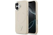 Mobile - Covers & Cases - GUESS Triangle Logo MagSafe Case for iPhone 17 - Beige - 3666339515676