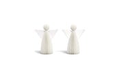 Decoration - Mumi3D Julhänge - änglar - 6 cm - silkesvit - 2 st. - 5714255019148