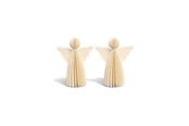 Decoration - Mumi3D Julhänge - änglar - 9 cm - beige - 2 st. - 5714255018882