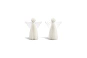 Decoration - Mumi3D Julhänge - änglar - 9 cm - silkesvit - 2 st. - 5714255019360