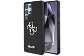 Mobile - Covers & Cases - GUESS Fixed Glitter Big 4G Metal Logo case for Samsung Galaxy S25 Ultra black - 3666339441685
