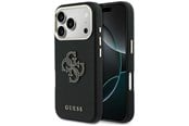 Mobile - Covers & Cases - GUESS FW Resin Logo Case for iPhone 17 Pro - Black - 3666339583989