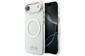 Mobile - Covers & Cases - GUESS IML Script Metal MagSafe Case for iPhone Air - Clear - 3666339583491