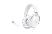 Hörlurar / Headset - HyperX Cloud III - Gaming Headset (White/Blue) - DF7F1AA