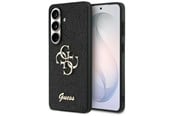 Mobile - Covers & Cases - GUESS Fixed Glitter Big 4G Metal Logo case for Samsung Galaxy S26 - black - 3666339613921